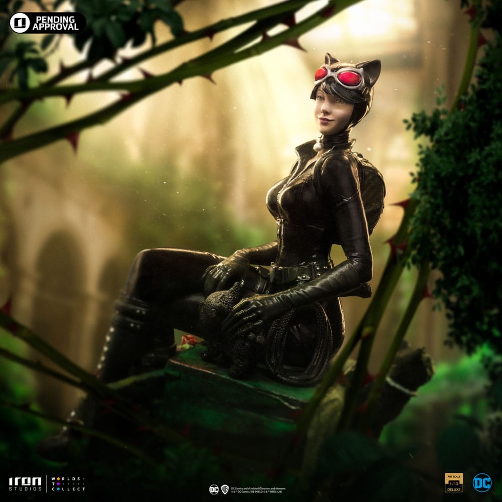 DC Comics Deluxe Art Scale Statue 1/10 Catwoman (Gotham City Sirens) 21 cm - Versand: 5-7 Tage nach Bestellung
