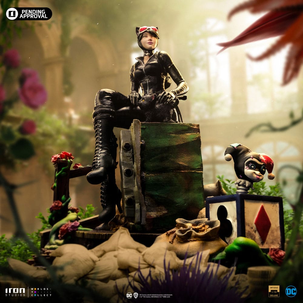 DC Comics Deluxe Art Scale Statue 1/10 Catwoman (Gotham City Sirens) 21 cm - Versand: 5-7 Tage nach Bestellung