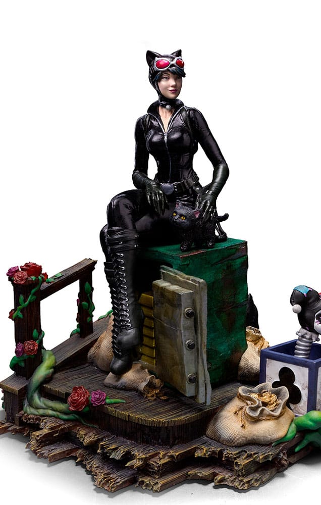 DC Comics Deluxe Art Scale Statue 1/10 Catwoman (Gotham City Sirens) 21 cm - Versand: 5-7 Tage nach Bestellung