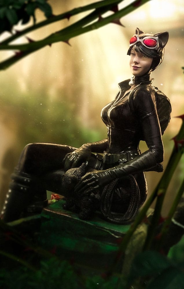 DC Comics Deluxe Art Scale Statue 1/10 Catwoman (Gotham City Sirens) 21 cm - Versand: 5-7 Tage nach Bestellung