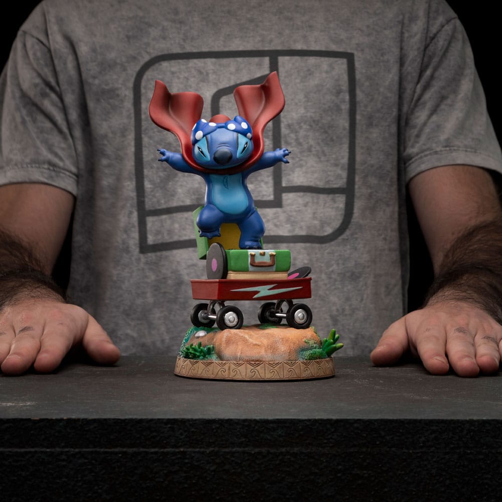 Lilo & Stitch Art Scale Statue 1/10 Stitch Laundry 19 cm - Versand: 7 Tage nach Bestellung
