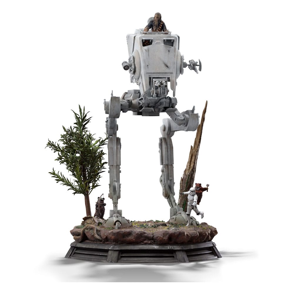 Star Wars Demi Art Scale Statue 1/20 AT-ST and Chewbacca 53 cm - Preorder - ETA: 25.08.2025