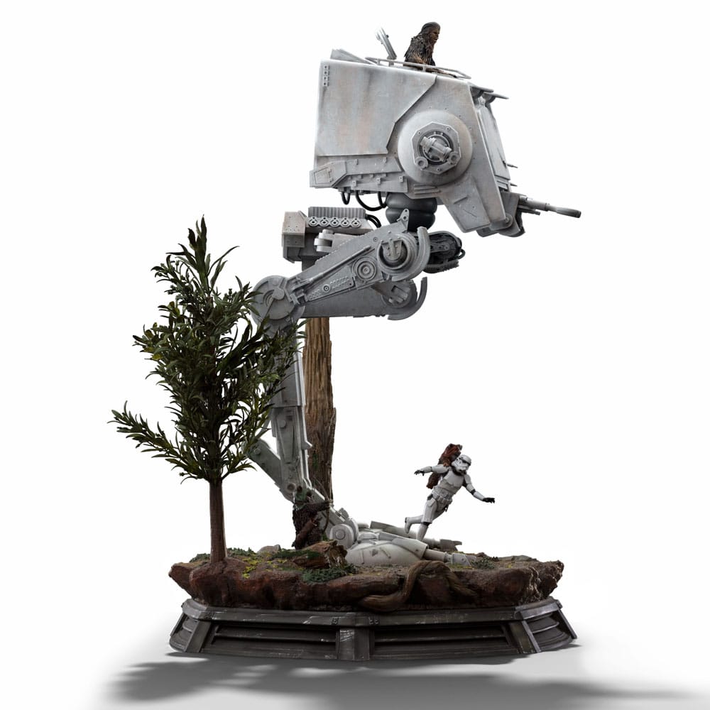 Star Wars Demi Art Scale Statue 1/20 AT-ST and Chewbacca 53 cm - Preorder - ETA: 25.08.2025