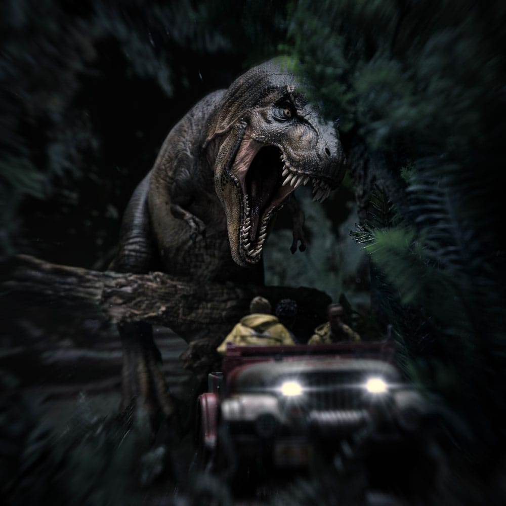 Jurassic Park Demi Art Scale Statue 1/20 T-Rex Chase - Preorder - ETA: 25.11.2025
