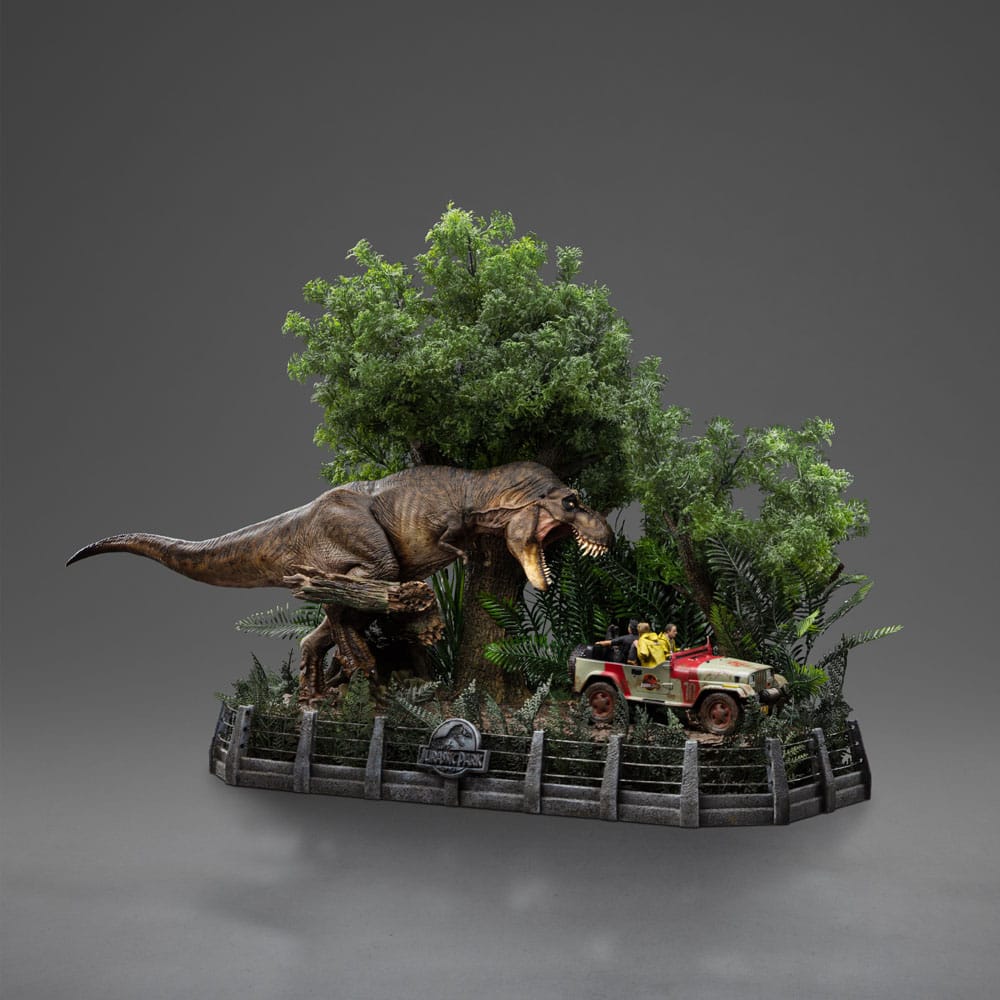 Jurassic Park Demi Art Scale Statue 1/20 T-Rex Chase - Preorder - ETA: 25.11.2025