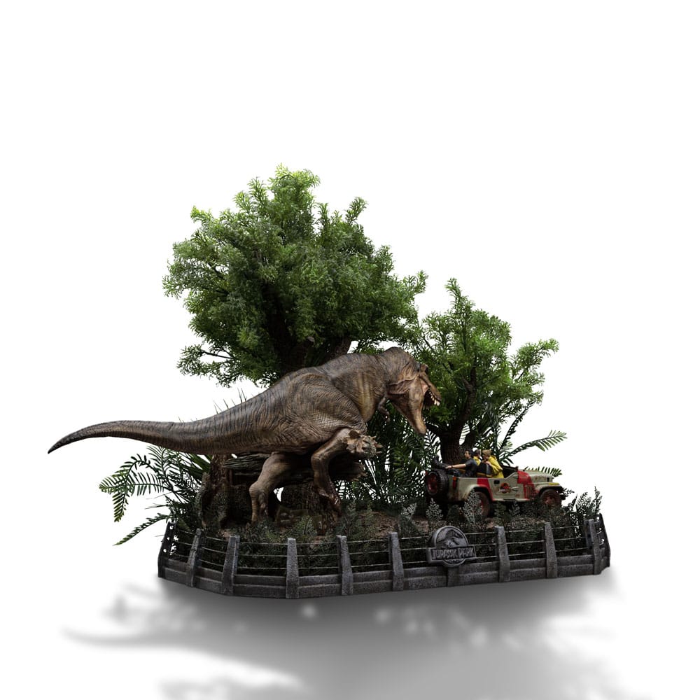 Jurassic Park Demi Art Scale Statue 1/20 T-Rex Chase - Preorder - ETA: 25.11.2025