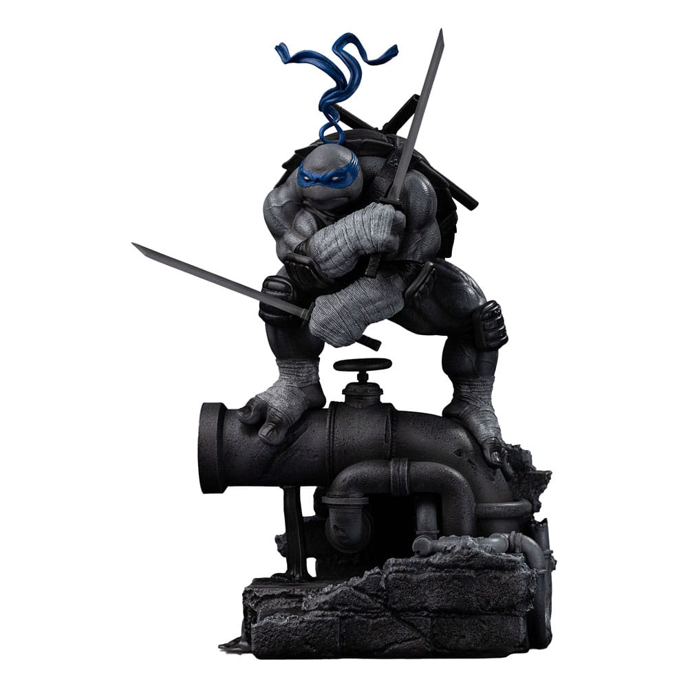 Teenage Mutant Ninja Turtles Art Scale Statue 1/10 Leonardo Black and White Variant 26 cm heo exclusive - Preorder - ETA: 25.12.2025