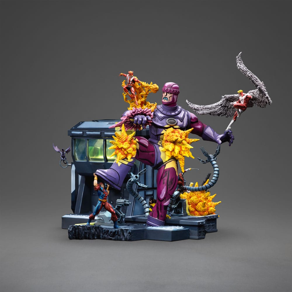 Marvel Demi Art Scale Statue 1/20 X-Men Danger Room Diorama B (Comic Version) 43 cm - Preorder - ETA: 20.12.2025