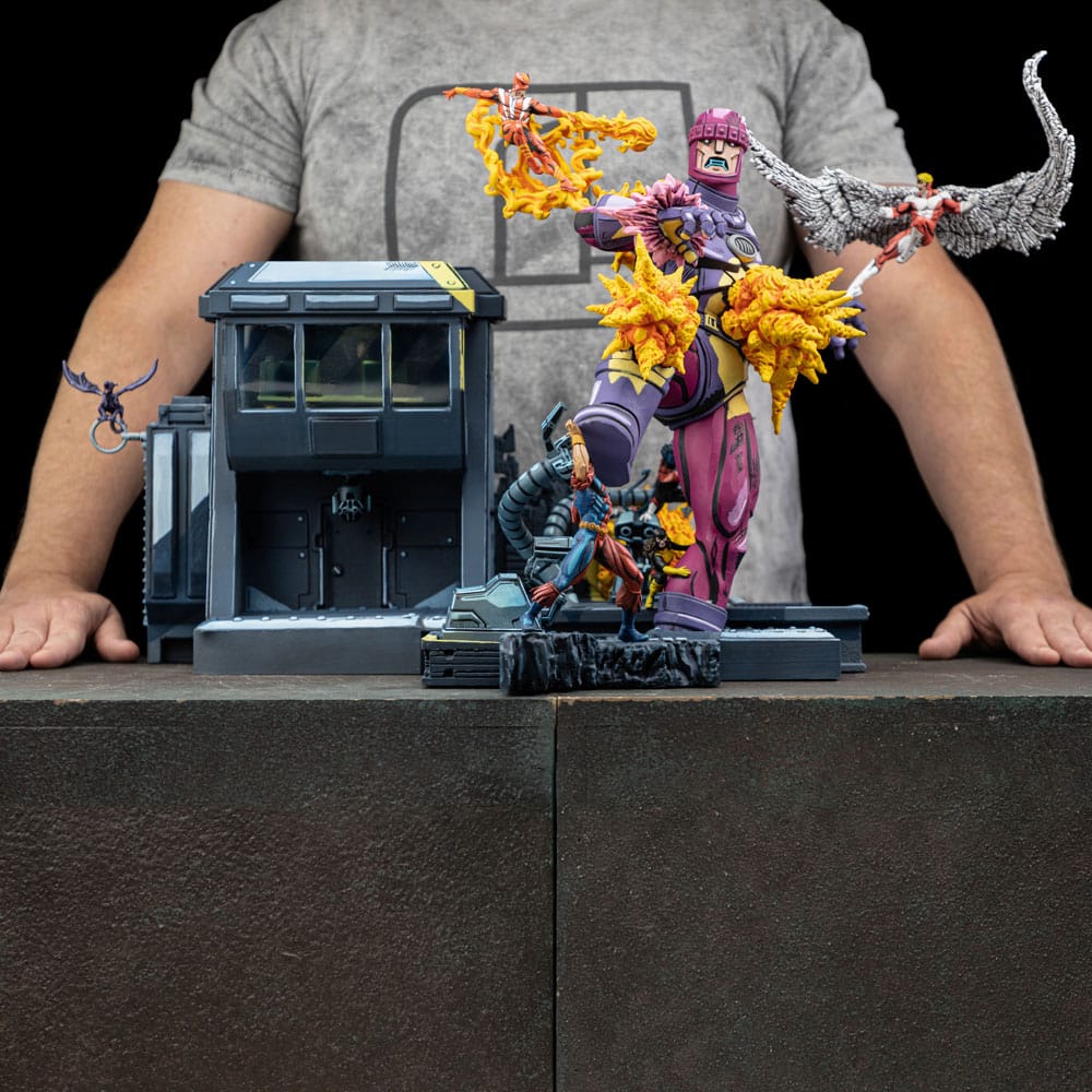 Marvel Demi Art Scale Statue 1/20 X-Men Danger Room Diorama B (Comic Version) 43 cm - Preorder - ETA: 20.12.2025