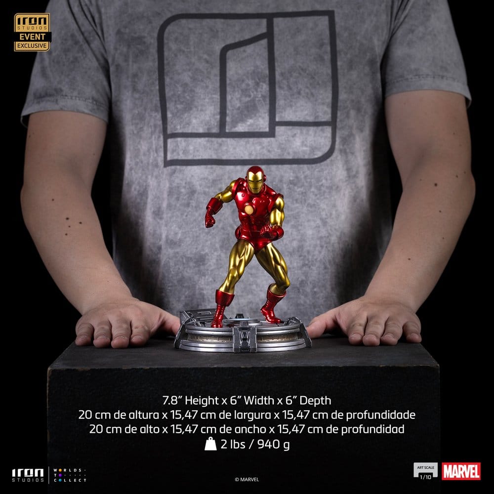 Marvel Art Scale Statue 1/10 Iron Man (CCXP Exclusive 2025) 20 cm - Versand: 7 Tage nach Bestellung