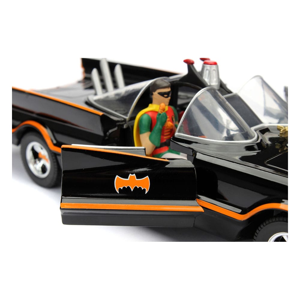 DC Comics Diecast Modell 1/24 Batman 1966 Classic Batmobile - Versand: 5-7 Tage nach Bestellung