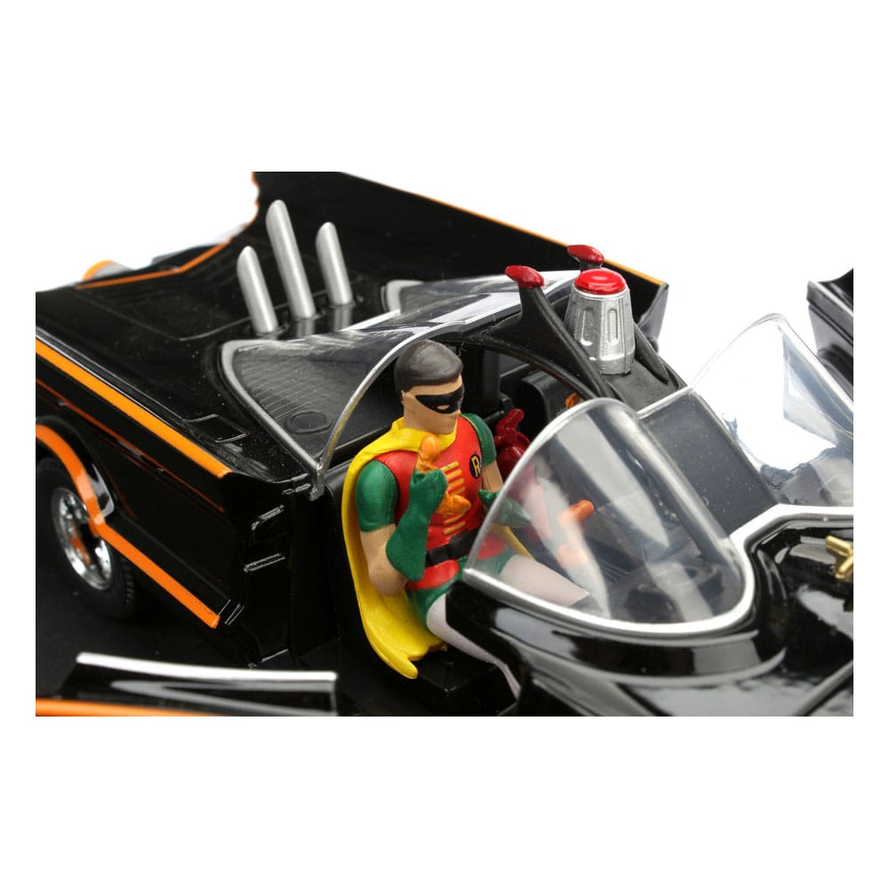 DC Comics Diecast Modell 1/24 Batman 1966 Classic Batmobile - Versand: 5-7 Tage nach Bestellung