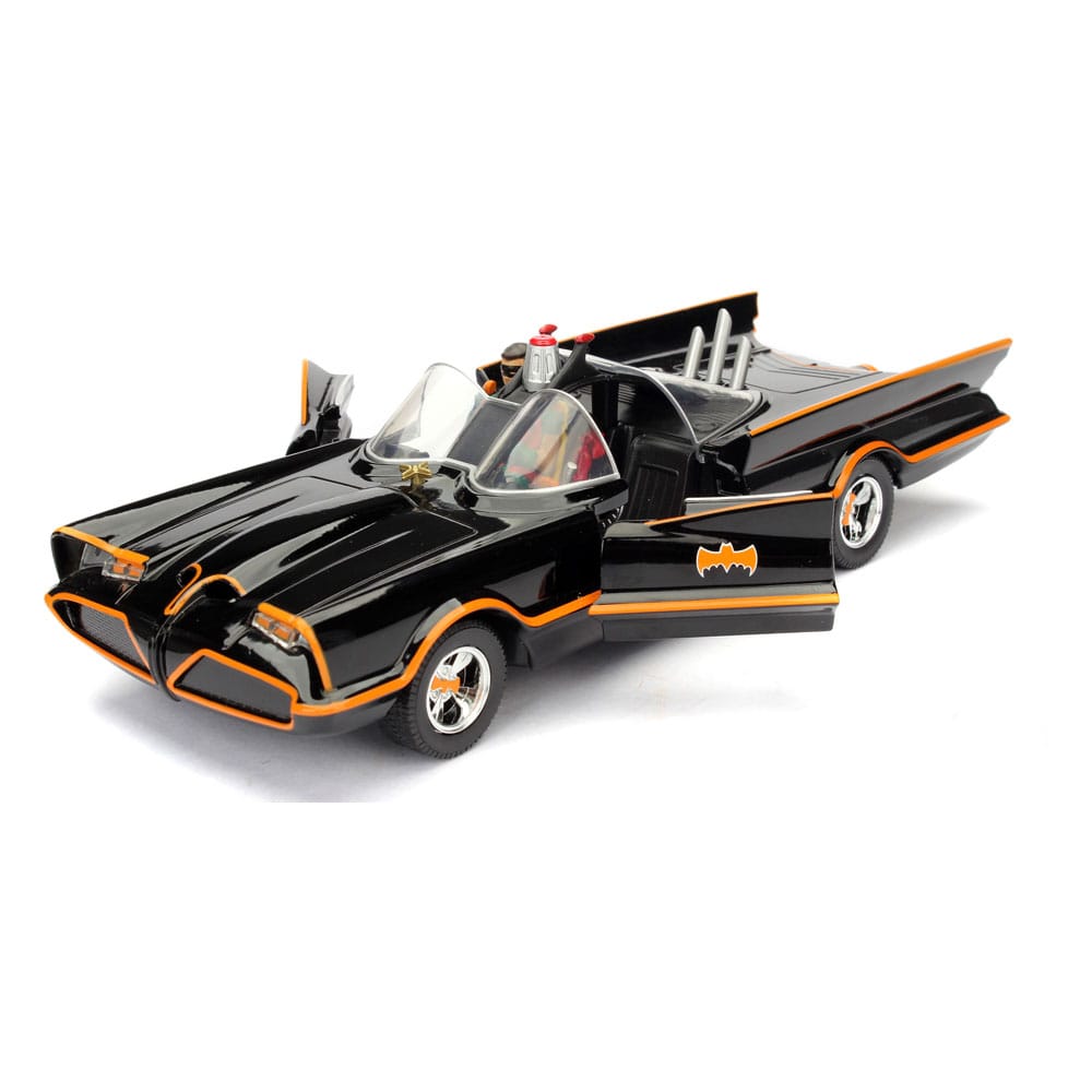 DC Comics Diecast Modell 1/24 Batman 1966 Classic Batmobile - Versand: 5-7 Tage nach Bestellung