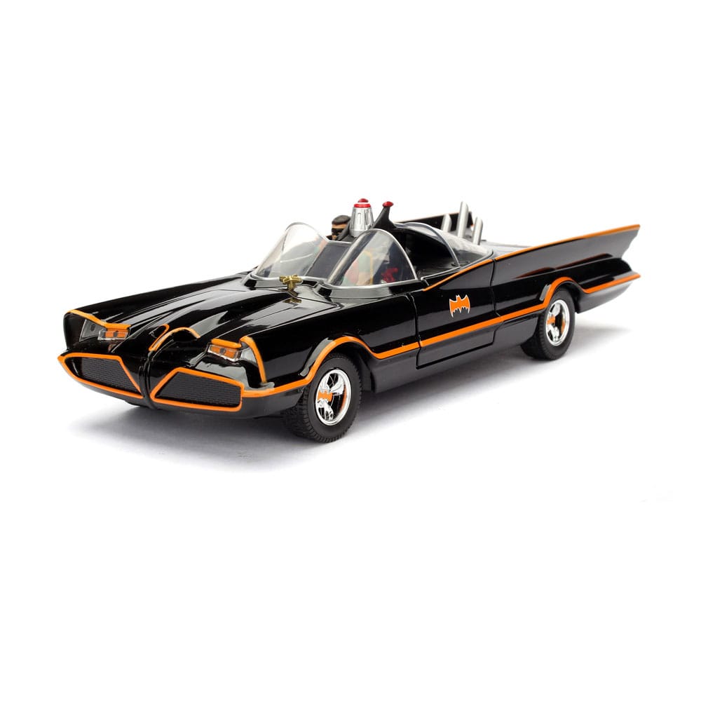 DC Comics Diecast Modell 1/24 Batman 1966 Classic Batmobile - Versand: 5-7 Tage nach Bestellung