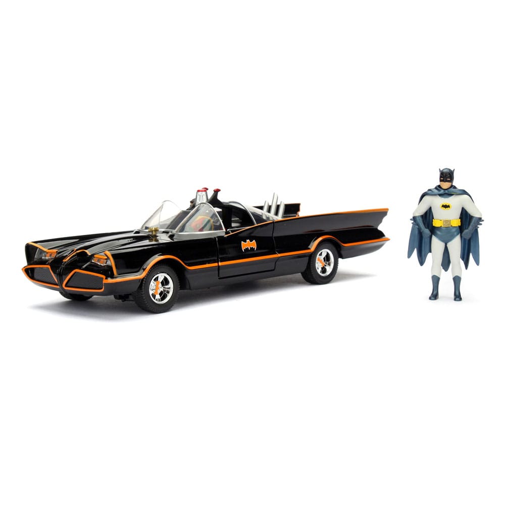 DC Comics Diecast Modell 1/24 Batman 1966 Classic Batmobile - Versand: 5-7 Tage nach Bestellung