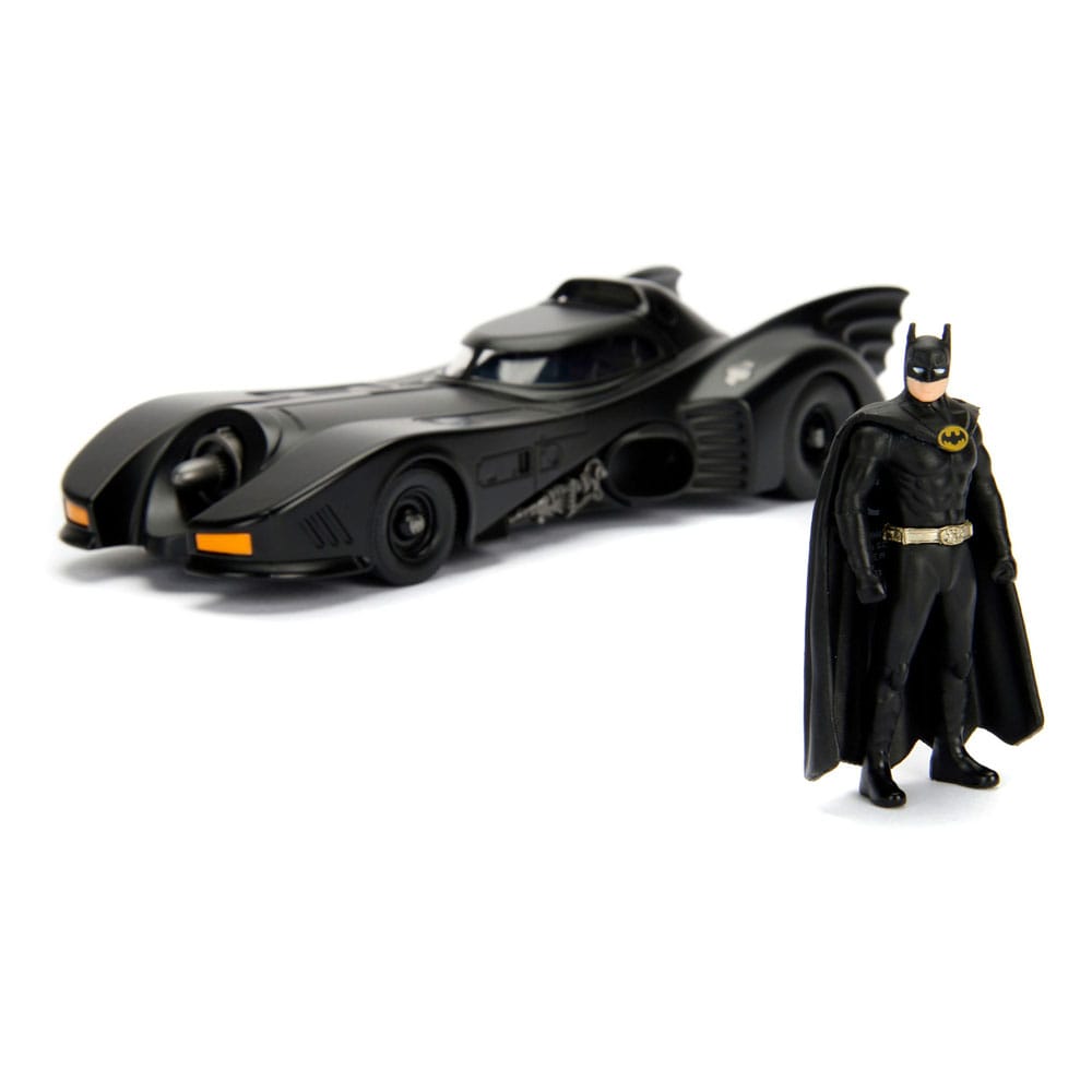 DC Comics Diecast Modell 1/24 Batman 1989 Batmobile - Versand: 5-7 Tage nach Bestellung