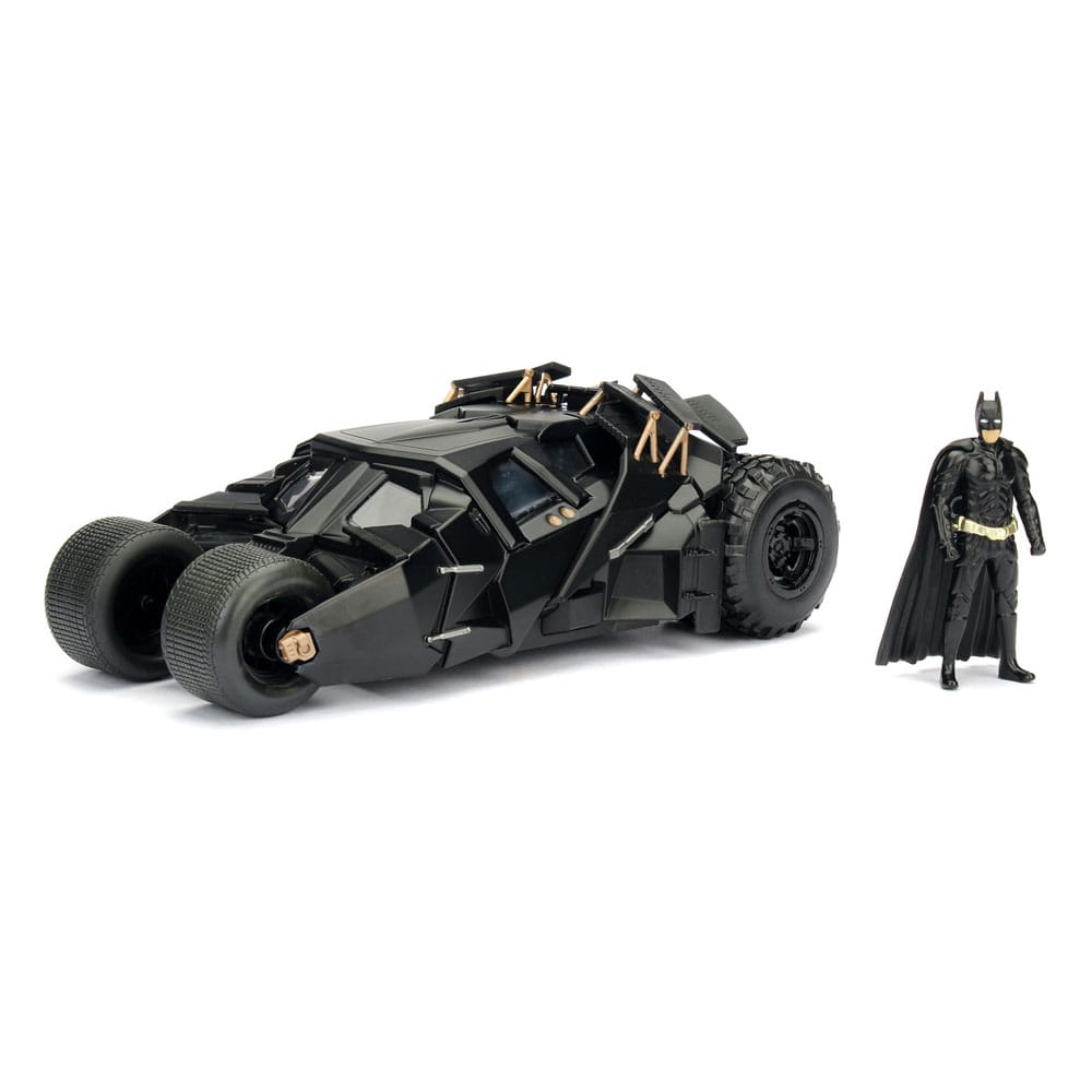 DC Comics Diecast Modell 1/24 Batman The Dark Knight Batmobile - Versand: 5-7 Tage nach Bestellung