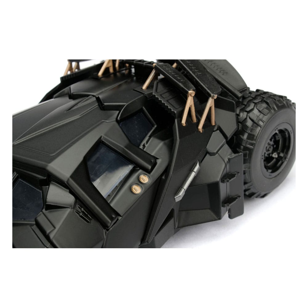 DC Comics Diecast Modell 1/24 Batman The Dark Knight Batmobile - Versand: 5-7 Tage nach Bestellung