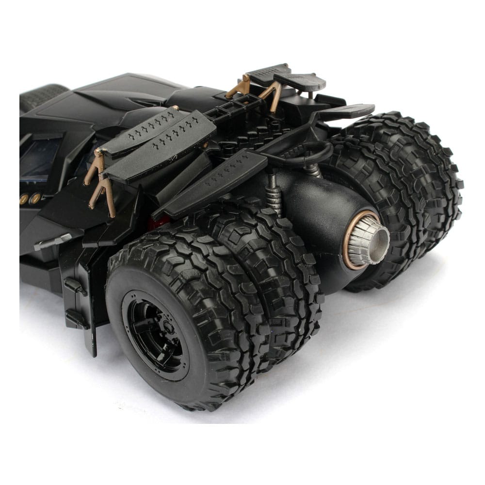 DC Comics Diecast Modell 1/24 Batman The Dark Knight Batmobile - Versand: 5-7 Tage nach Bestellung