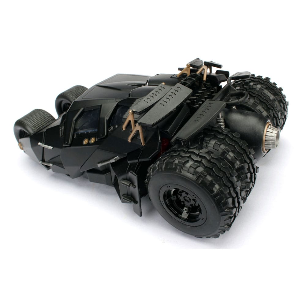 DC Comics Diecast Modell 1/24 Batman The Dark Knight Batmobile - Versand: 5-7 Tage nach Bestellung