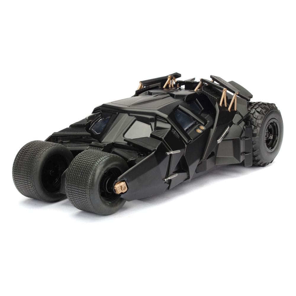 DC Comics Diecast Modell 1/24 Batman The Dark Knight Batmobile - Versand: 5-7 Tage nach Bestellung