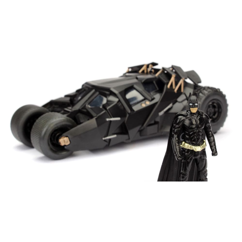 DC Comics Diecast Modell 1/24 Batman The Dark Knight Batmobile - Versand: 5-7 Tage nach Bestellung