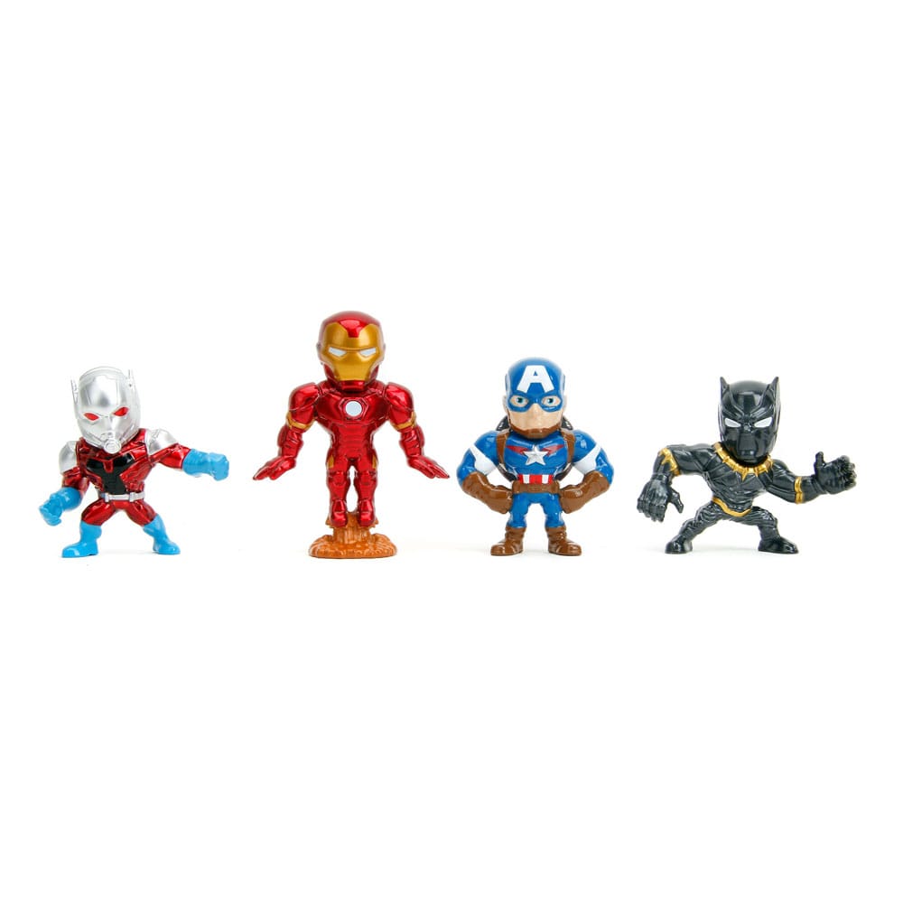 Avengers Nano Metalfigs Diecast Minifiguren 4-er Pack 6 cm - Versand: 5-7 Tage nach Bestellung
