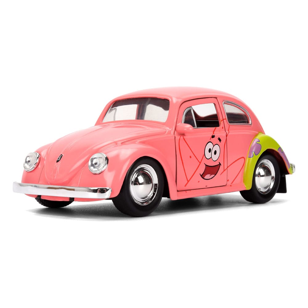 Spongebob Schwammkopf Diecast Modell 1/32 1959 VW Beetle Patrick - Versand: 5-7 Tage nach Bestellung
