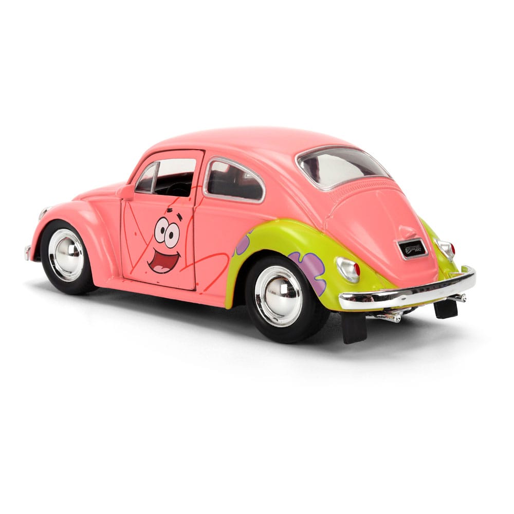 Spongebob Schwammkopf Diecast Modell 1/32 1959 VW Beetle Patrick - Versand: 5-7 Tage nach Bestellung