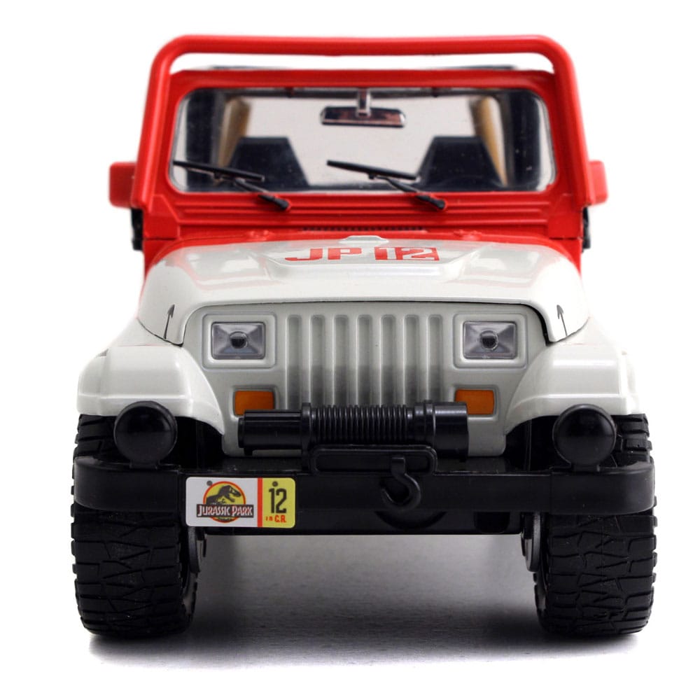 Jurassic World Diecast Modell 1/24 1992 Jeep Wrangler - Versand: 5-7 Tage nach Bestellung