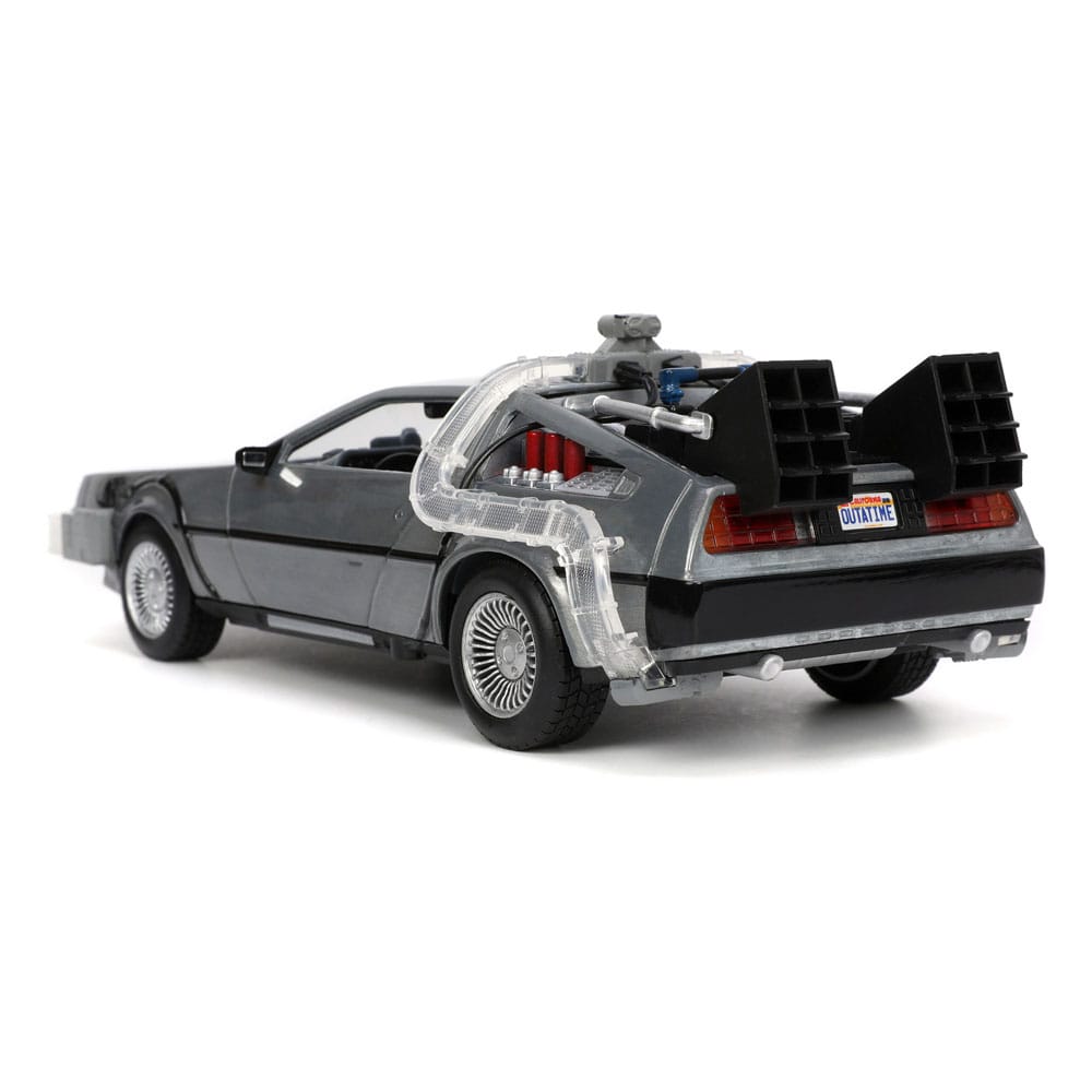 Zurück in die Zukunft Diecast Modell 1/24 Time Machine Model 1 - Versand: 5-7 Tage nach Bestellung