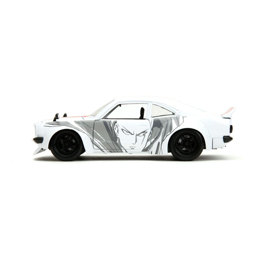 One Punch Man Diecast Modell 1/24 1974 Mazda RX-3 - Versand: 5-7 Tage nach Bestellung