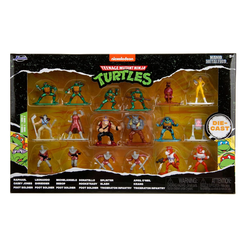 Teenage Mutant Ninja Turtles Nano Metalfigs Diecast Minifiguren 18-er Pack Wave 2 4 cm - Preorder - ETA: 09.07.2026