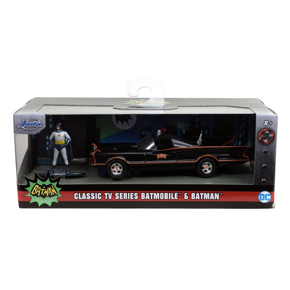 Batman Classic TV Series Diecast Modell 1/32 1966 Classic Batmobil mit Figur - Preorder - ETA: 22.11.2025