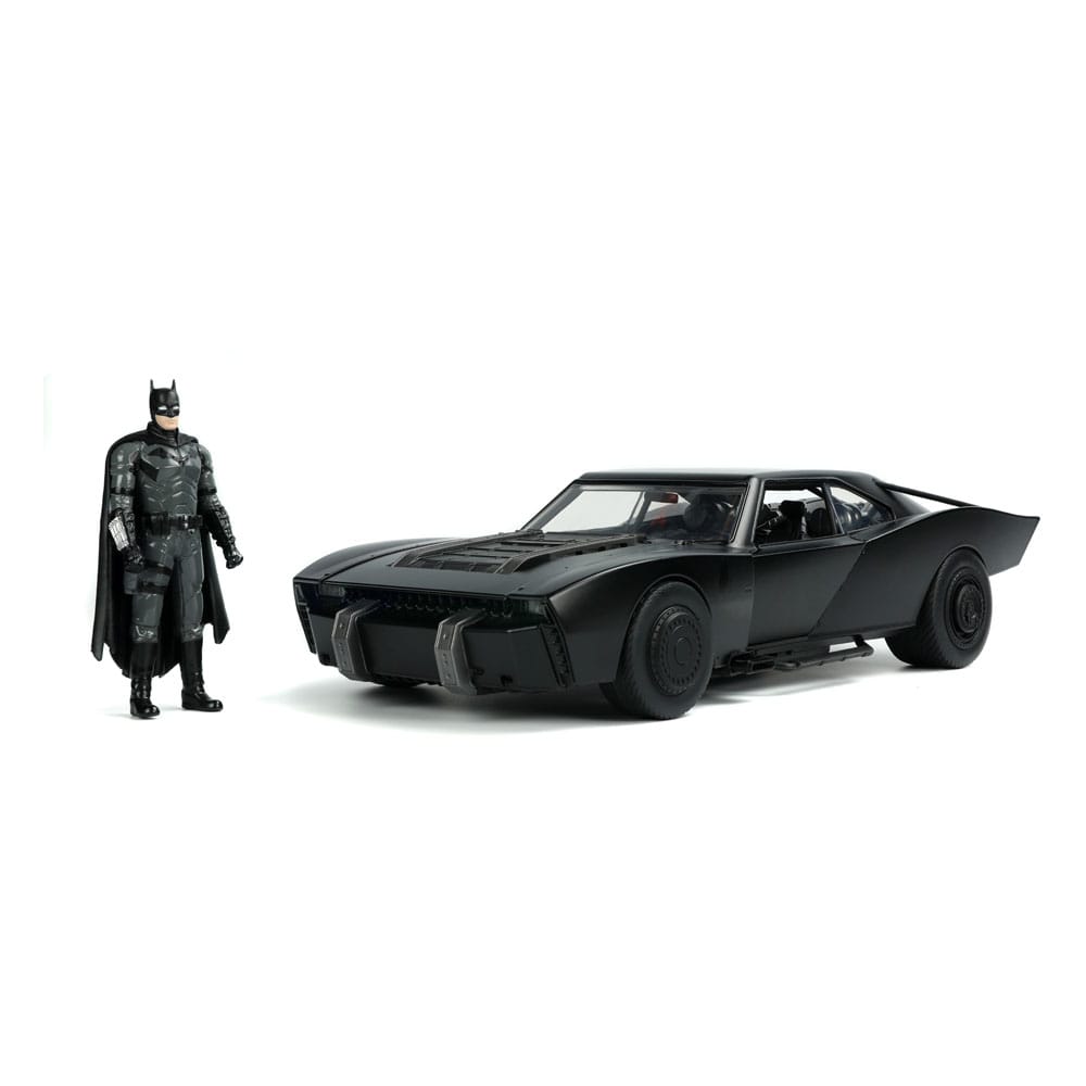 Batman 2022 Hollywood Rides Diecast Modell 1/18 2022 Batmobil mit Figur - Preorder - ETA: 22.11.2025