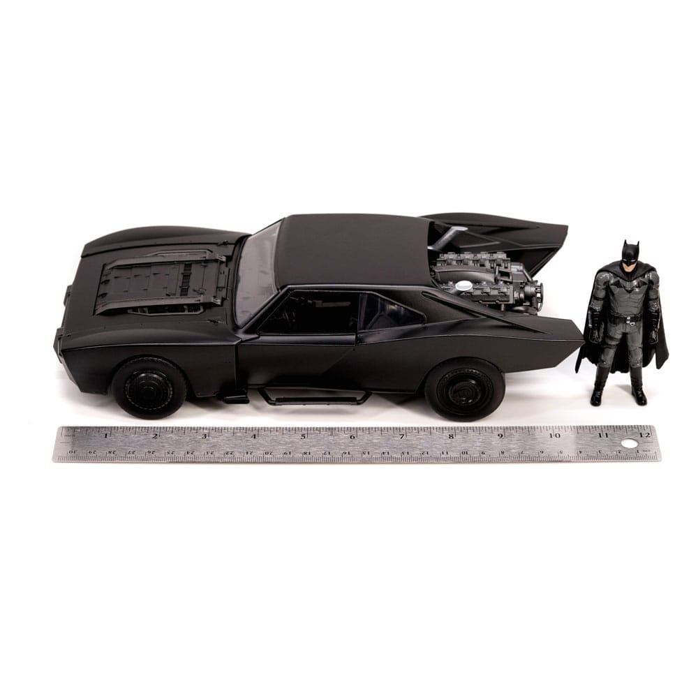 Batman 2022 Hollywood Rides Diecast Modell 1/18 2022 Batmobil mit Figur - Preorder - ETA: 22.11.2025