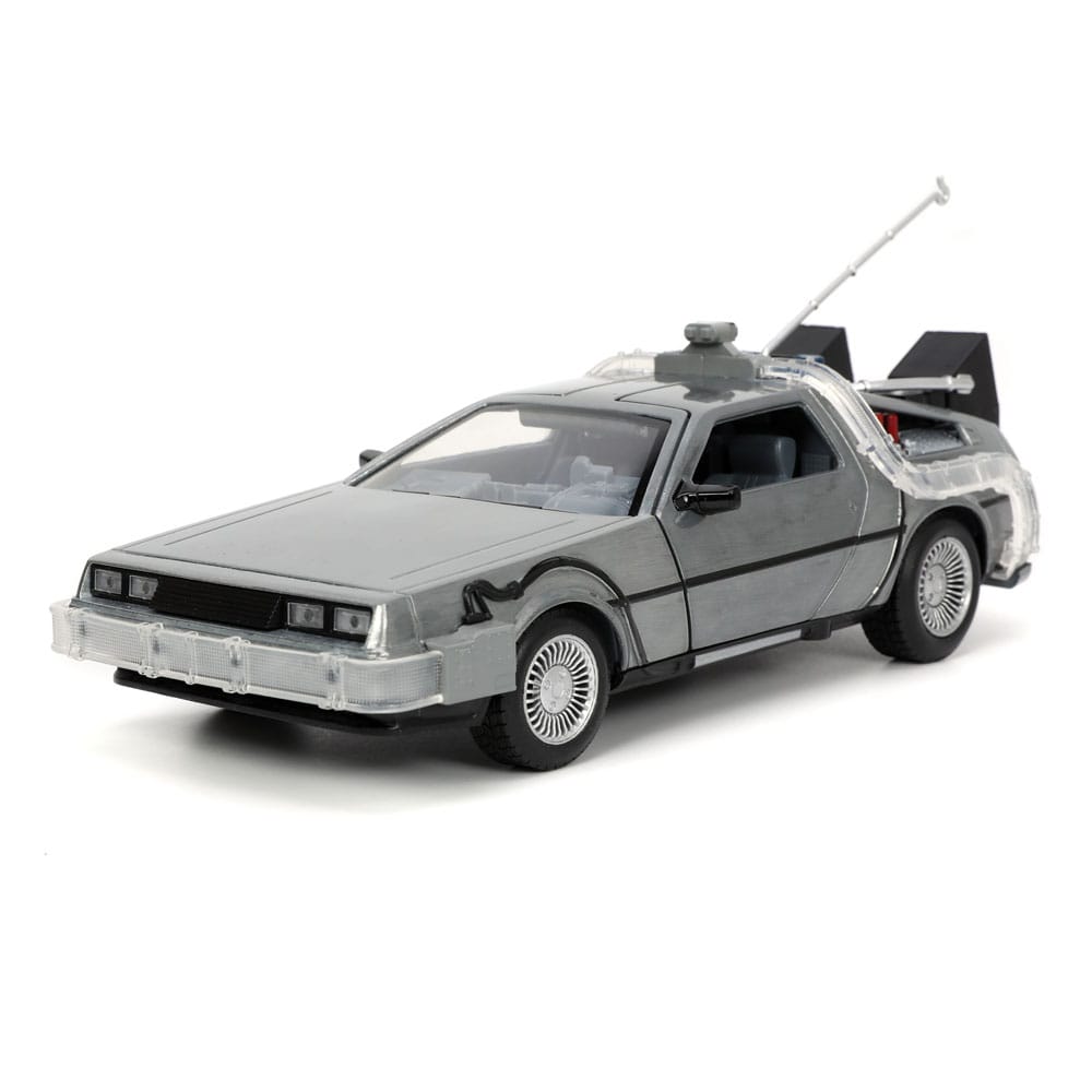 Back to the Future Hollywood Rides Diecast Modell 1/24 Back to the Future 1 Time Machine - Versand: 5-7 Tage nach Bestellung