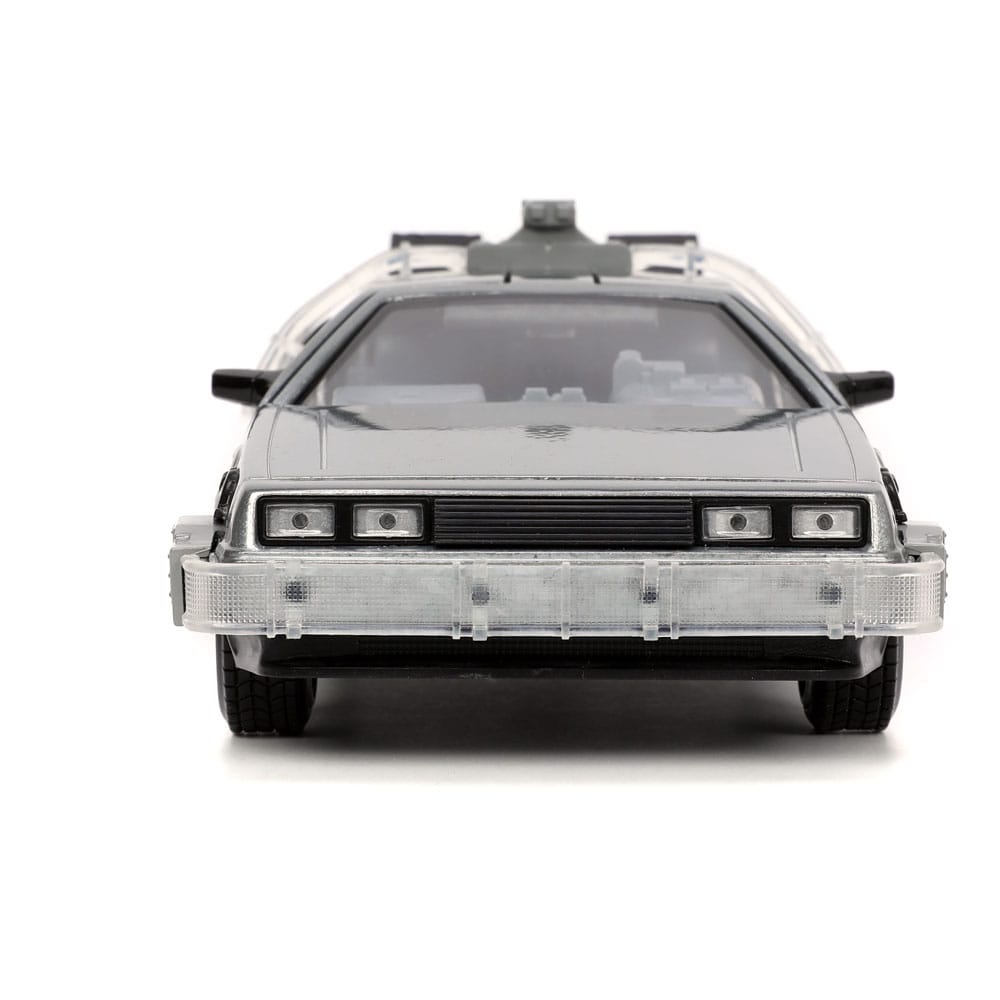 Back to the Future Hollywood Rides Diecast Modell 1/24 Back to the Future 1 Time Machine - Versand: 5-7 Tage nach Bestellung