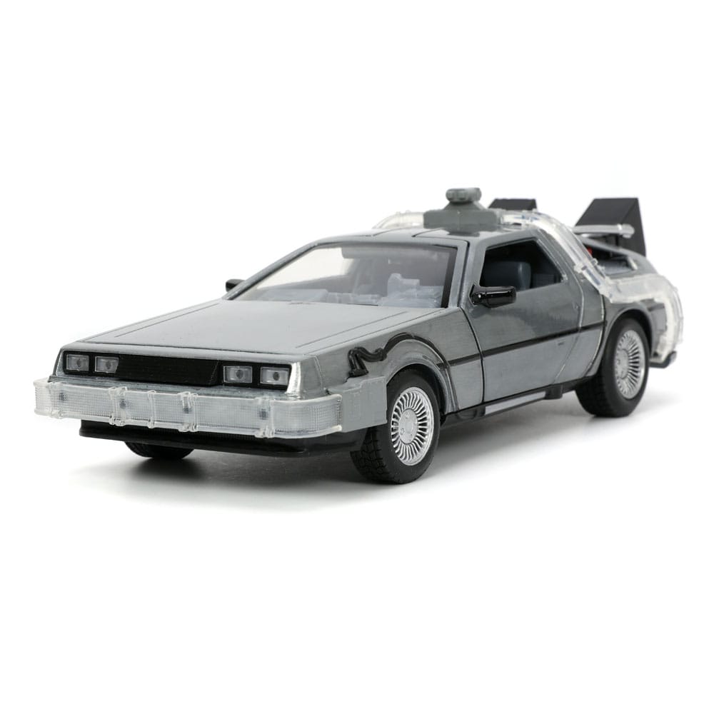 Back to the Future Hollywood Rides Diecast Modell 1/24 Back to the Future 1 Time Machine - Versand: 5-7 Tage nach Bestellung