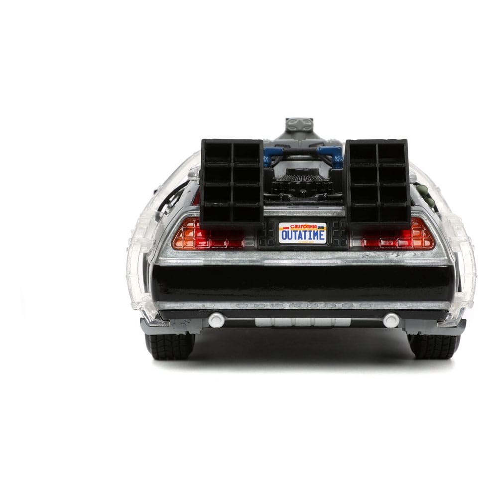 Back to the Future Hollywood Rides Diecast Modell 1/24 Back to the Future 1 Time Machine - Versand: 5-7 Tage nach Bestellung