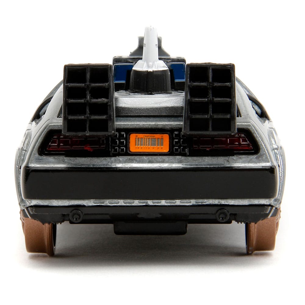 Zurück in die Zukunft III Hollywood Rides Diecast Modell 1/32 DeLorean Time Machine Railroad Wheels - Preorder - ETA: 01.10.2025