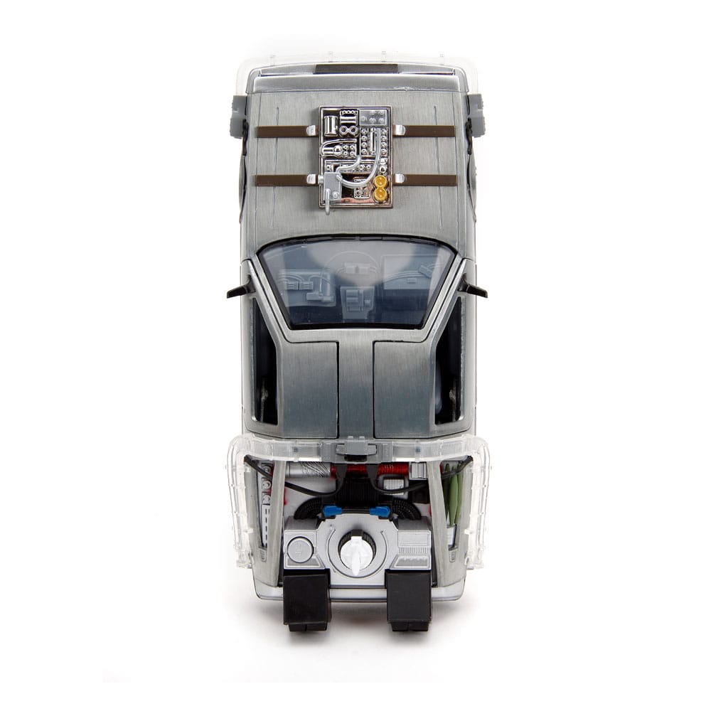 Zurück in die Zukunft III Hollywood Rides Diecast Modell 1/24 DeLorean Time Machine Railroad Wheels - Preorder - ETA: 22.11.2025