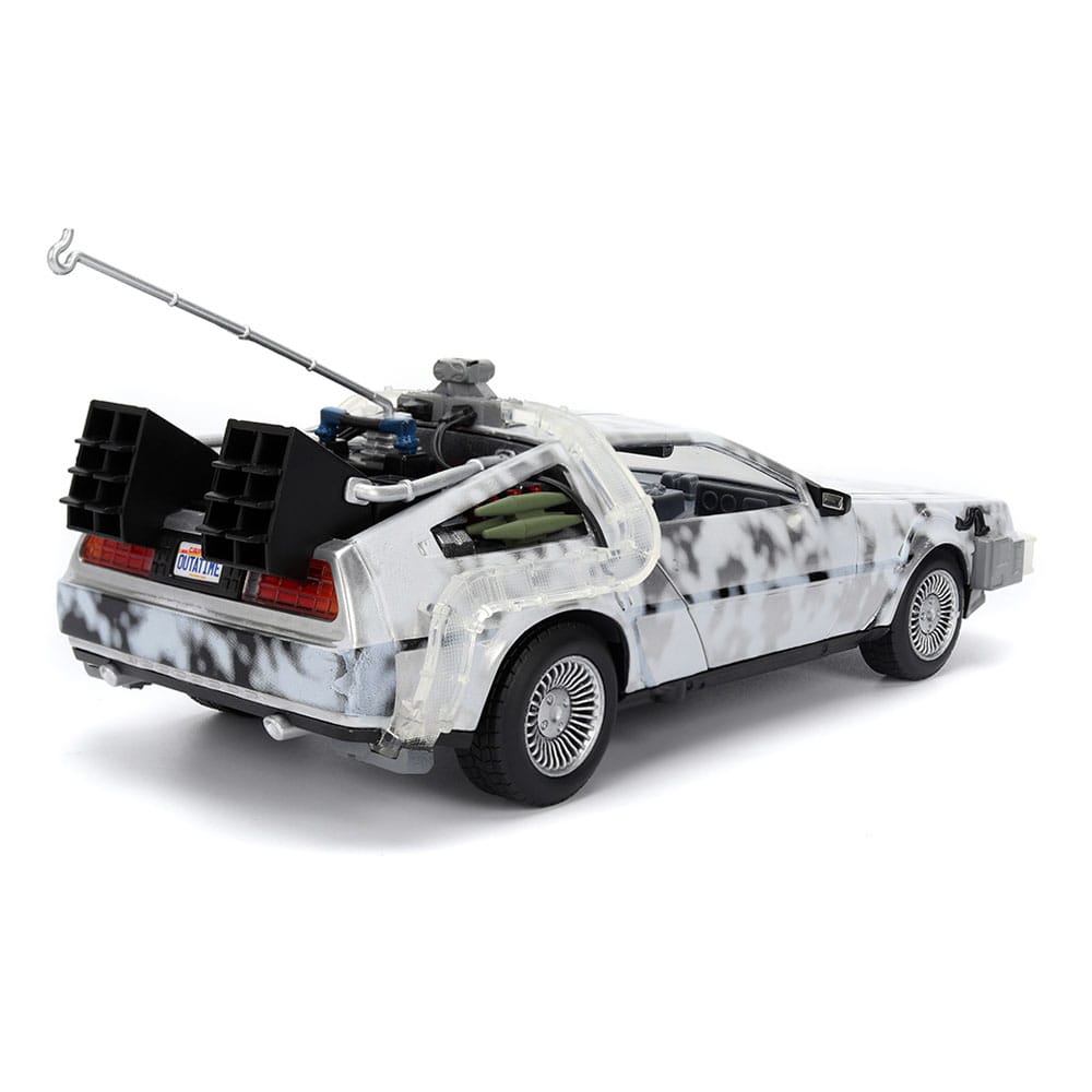Zurück in die Zukunft Diecast Modell 1/24 Time Machine Frost - Versand: 5-7 Tage nach Bestellung