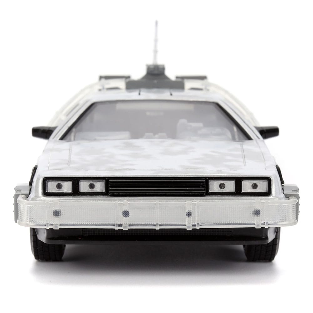 Zurück in die Zukunft Diecast Modell 1/24 Time Machine Frost - Versand: 5-7 Tage nach Bestellung