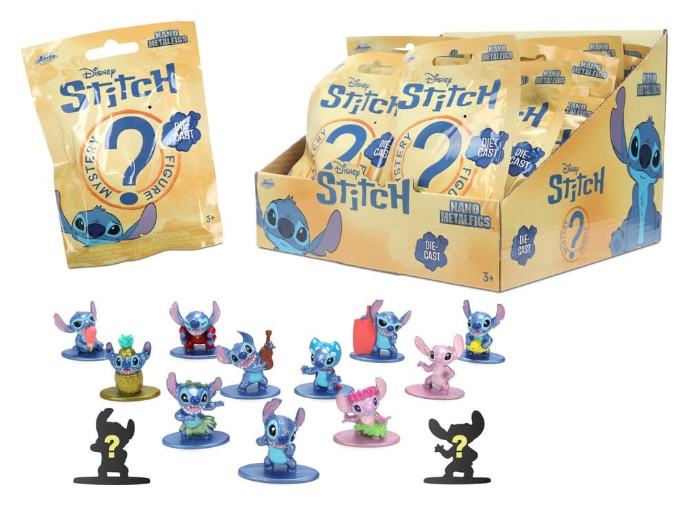 Lilo & Stitch Nanofigs Minifiguren Stitch Blind Box Display (24) - Preorder - ETA: 25.08.2026