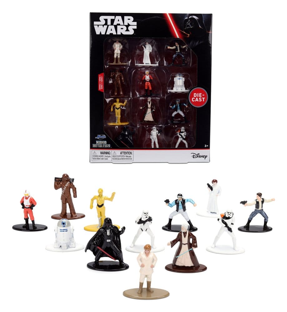 Star Wars Nano Metalfigs Minifiguren 12er-Pack - Preorder - ETA: 25.08.2026