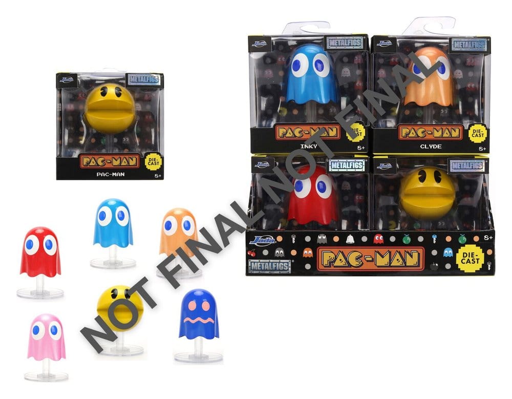 Pac-Man Minifiguren Wave 1 6 cm Display (12) - Preorder - ETA: 25.08.2026
