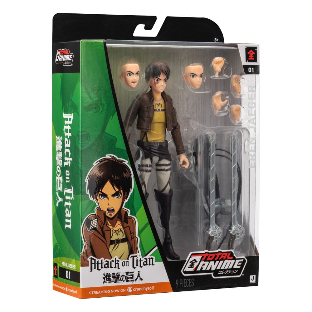 Attack on Titan Total Anime Actionfigur Eren Jaeger 17 cm - Preorder - ETA: 30.09.2025