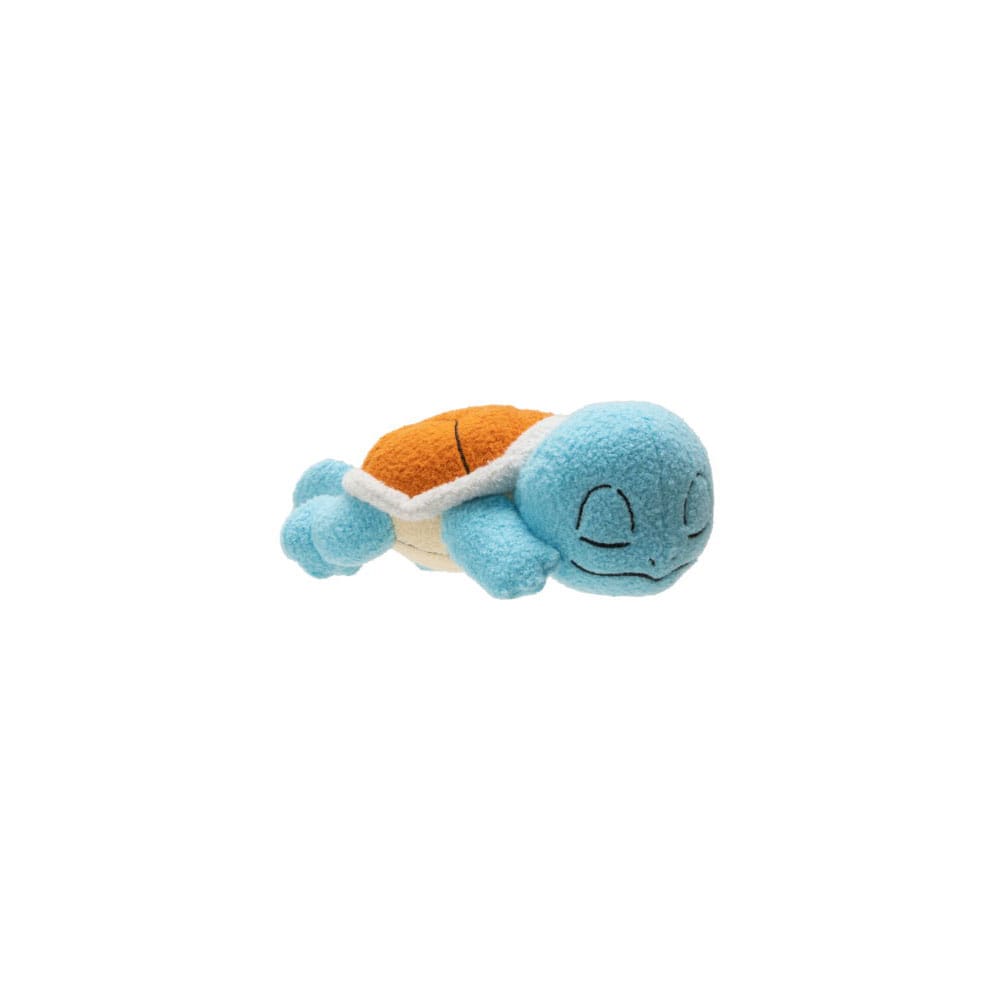 Pokémon Schlafende Plüschfigur Schiggy 12 cm - Versand: 5-7 Tage nach Bestellung