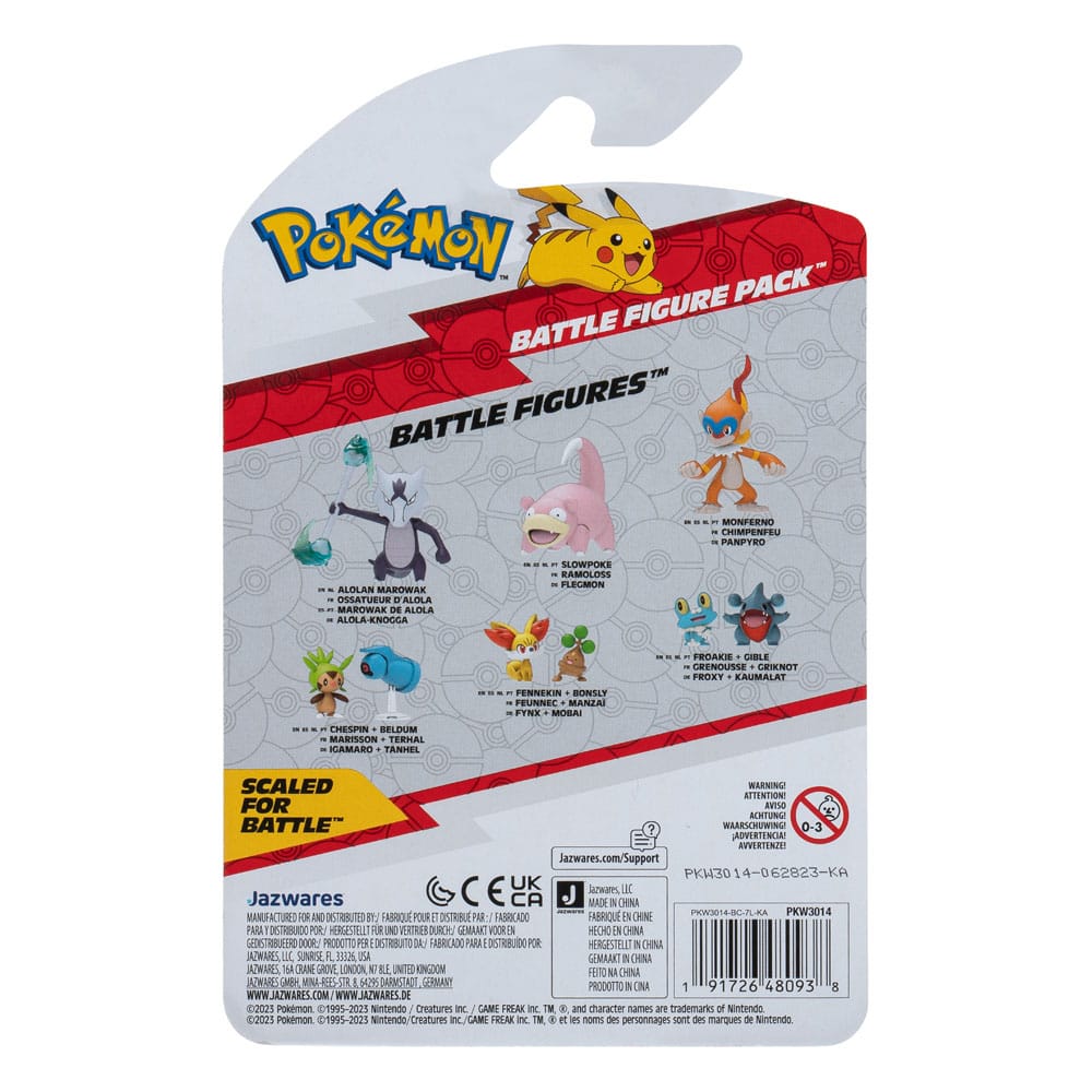 Pokémon Battle Figure First Partner Set Figuren 2er-Pack Igamaro, Tanhel 5 cm - Preorder - ETA: 09.12.2025